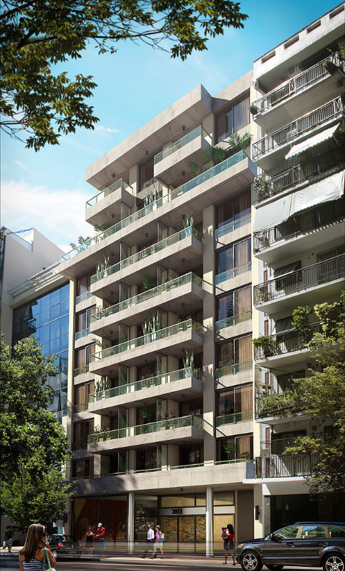 Logements - Rendu ext&eacute;rieur